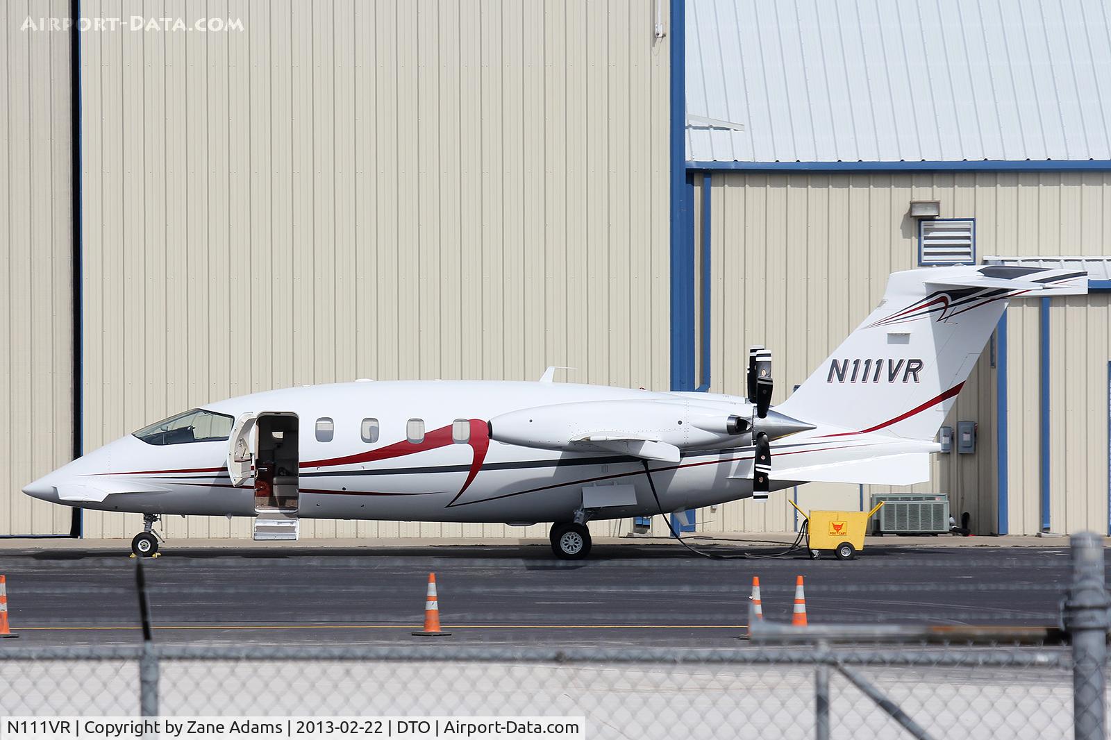 N111VR, 1991 Piaggio P-180 Avanti C/N 1006, At the Denton Municipal Airport