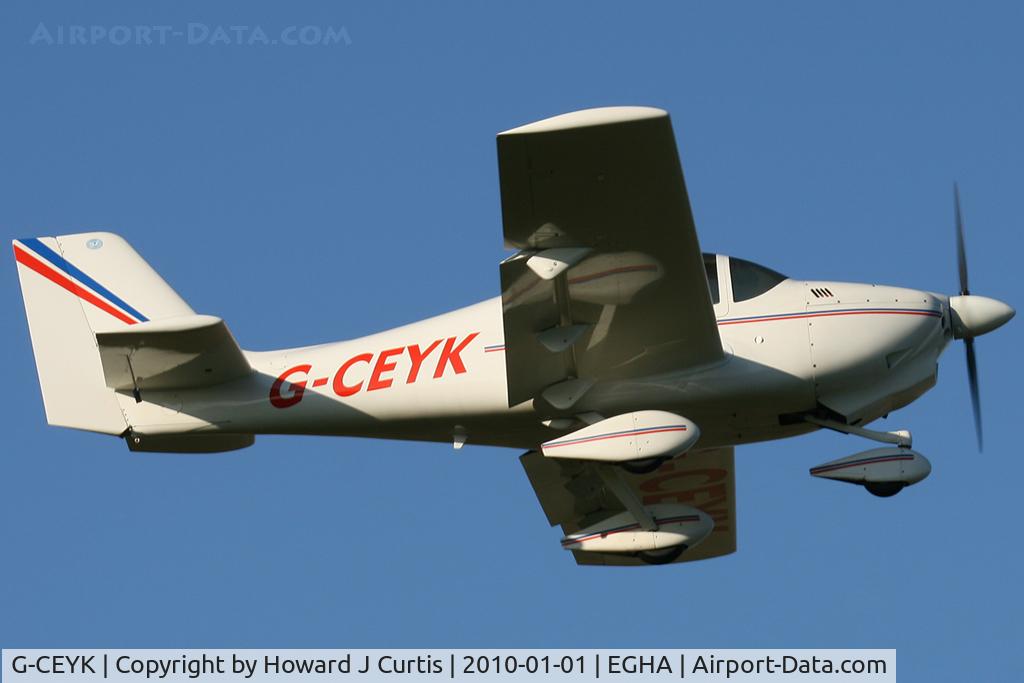 G-CEYK, 2008 Europa XS Tri-Gear C/N PFA 247-14476, At the New Year's Day Fly-In. Privately owned.