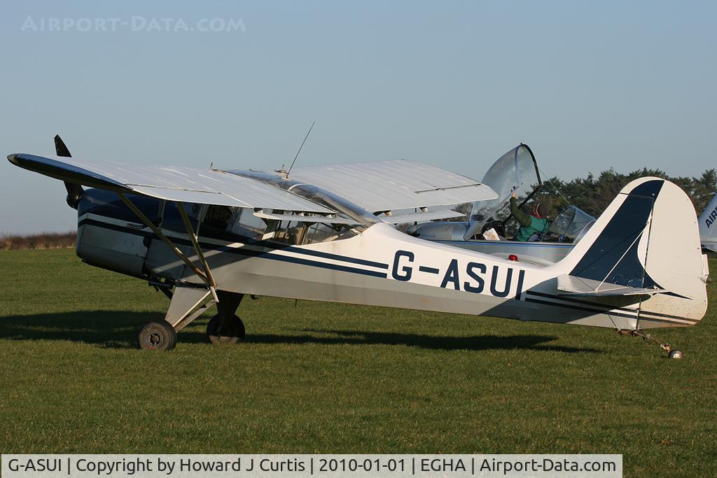 G-ASUI, 1964 Beagle A-61 Terrier 2 C/N B.641, At the New Year's Day Fly-In. Privately owned. 