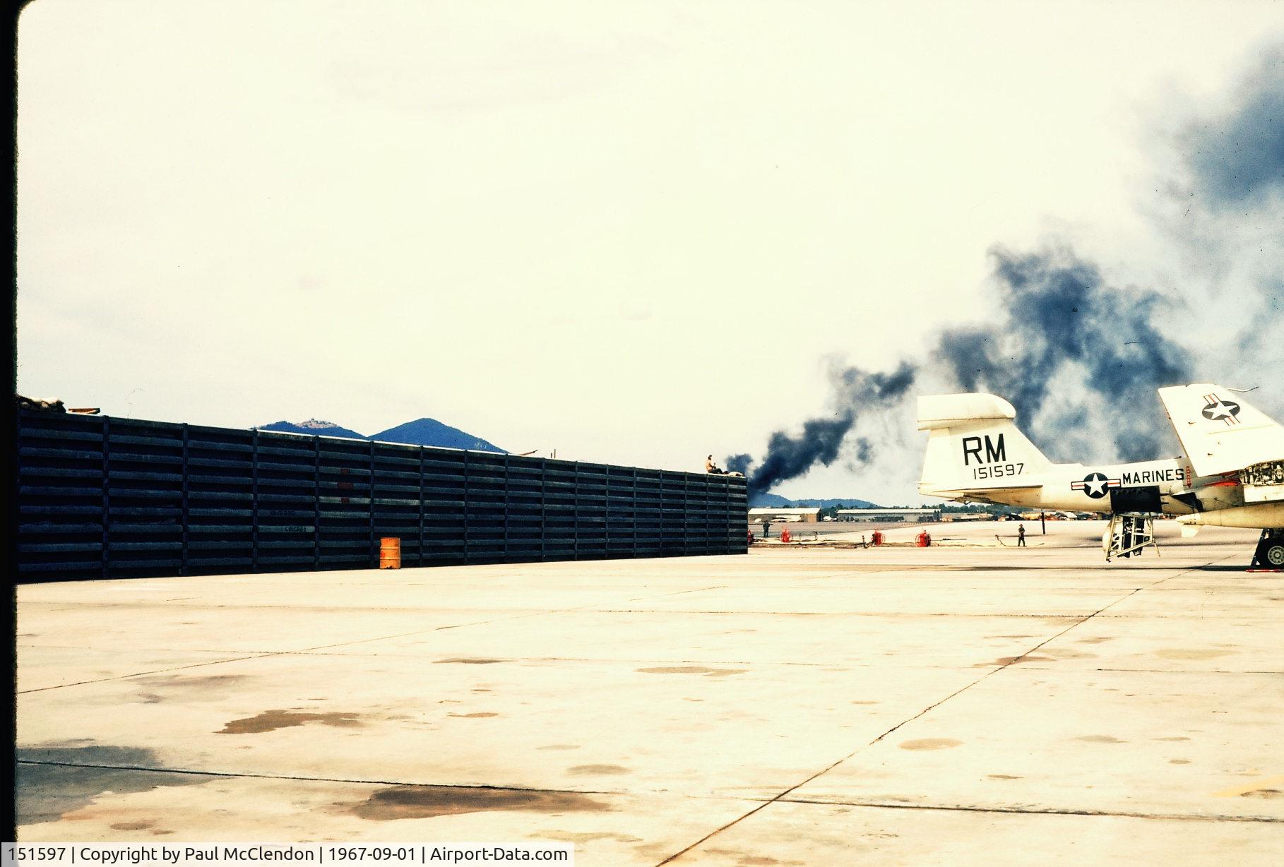151597, Grumman EA-6A Intruder C/N I-79, This is a picture I took in August or September 1967 at Da Nang airstrip. I would appreciate any comments from anyone with knowledge of this time period and location to verify this plane was in Da Nang at this time.