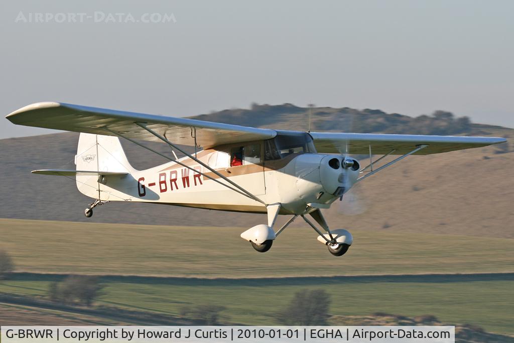 G-BRWR, 1946 Aeronca 11AC Chief Chief C/N 11AC-1319, At the New Year's Day Fly-In. Privately owned.