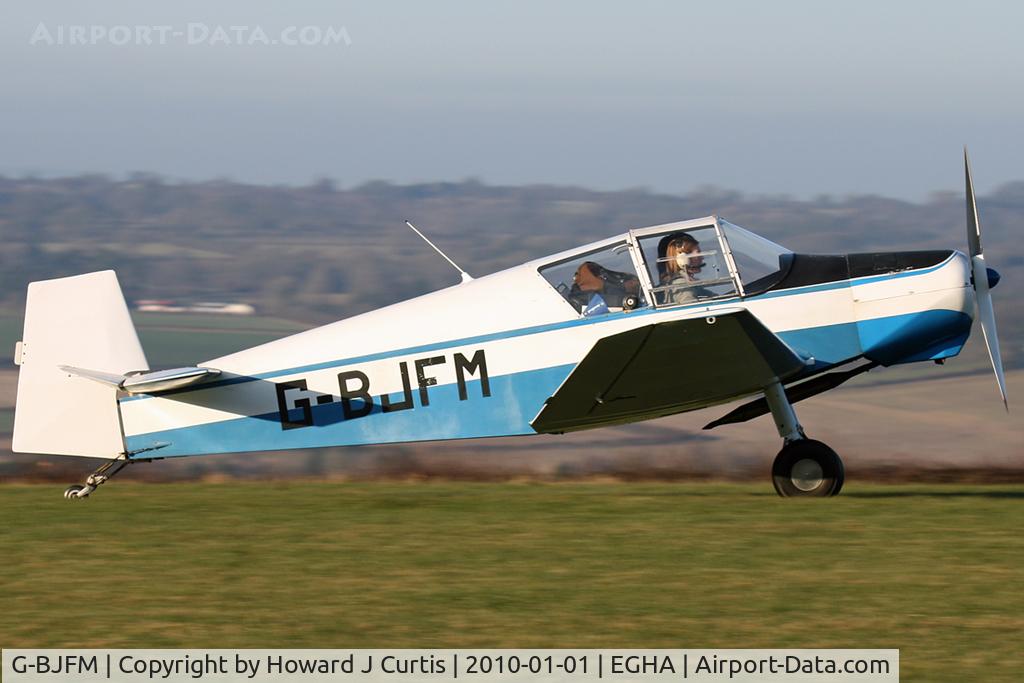 G-BJFM, 1963 Jodel (Wassmer) D-120 Paris-Nice C/N 227, At the New Year's Day Fly-In. Privately owned.