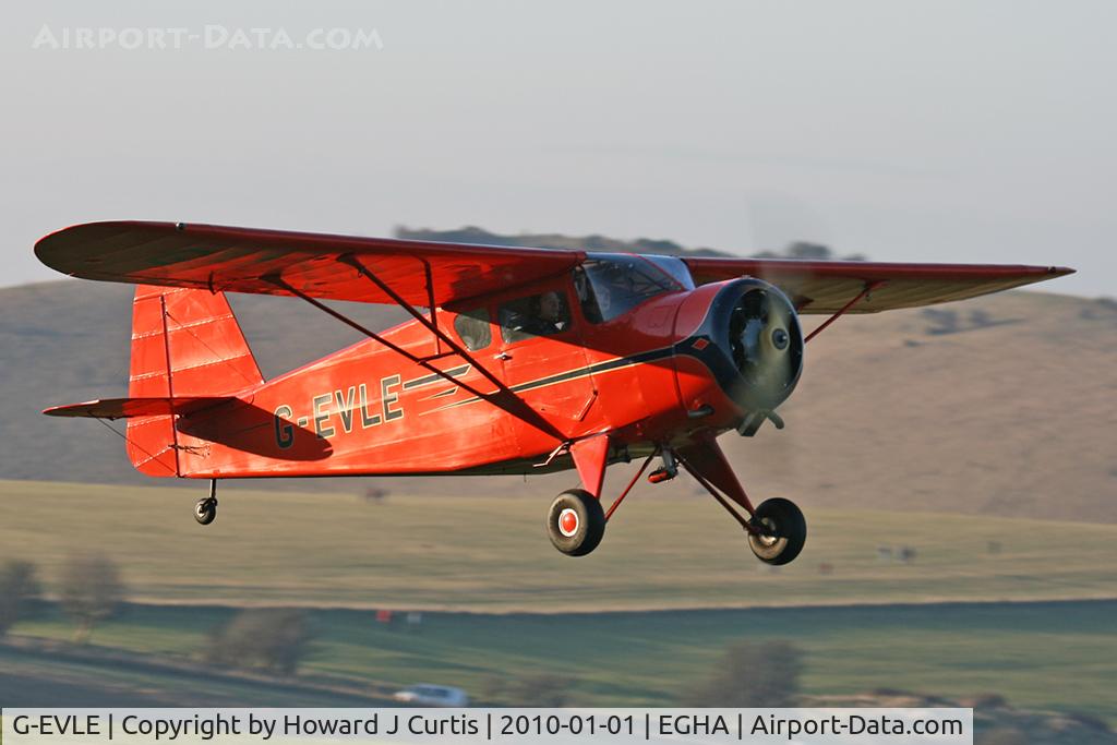G-EVLE, 1939 Rearwin 8125 Cloudster C/N 803, At the New Year's Day Fly-In. Privately owned.