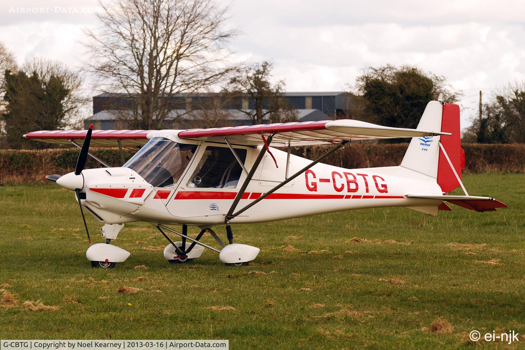 G-CBTG, 2002 Comco Ikarus C42 FB UK C/N PFA 322-13849, Photographed at the Limetree Spring Fly-in 16-03-2013.
