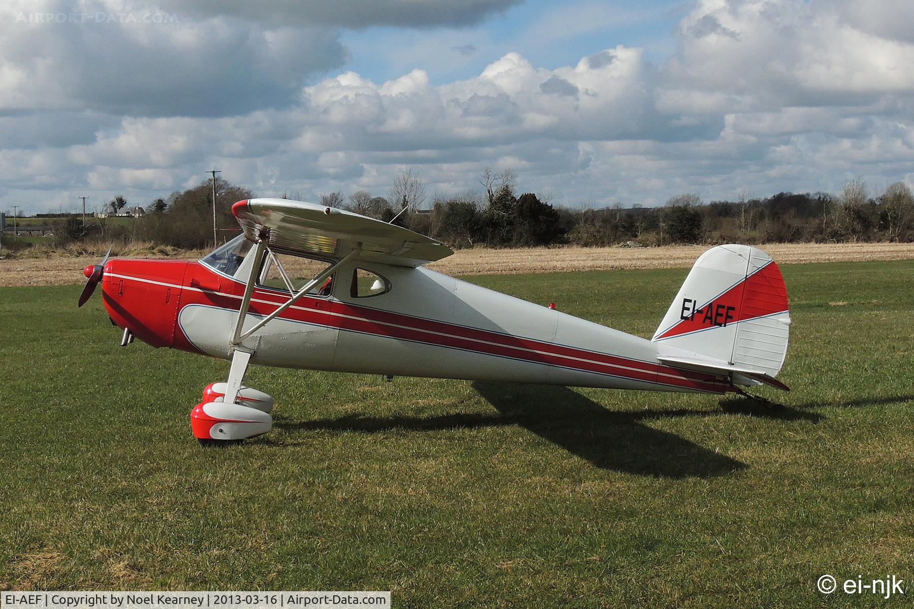 EI-AEF, 1947 Cessna 120 C/N 13692, Photographed at the Limetree Spring Fly-in 16-03-2013.