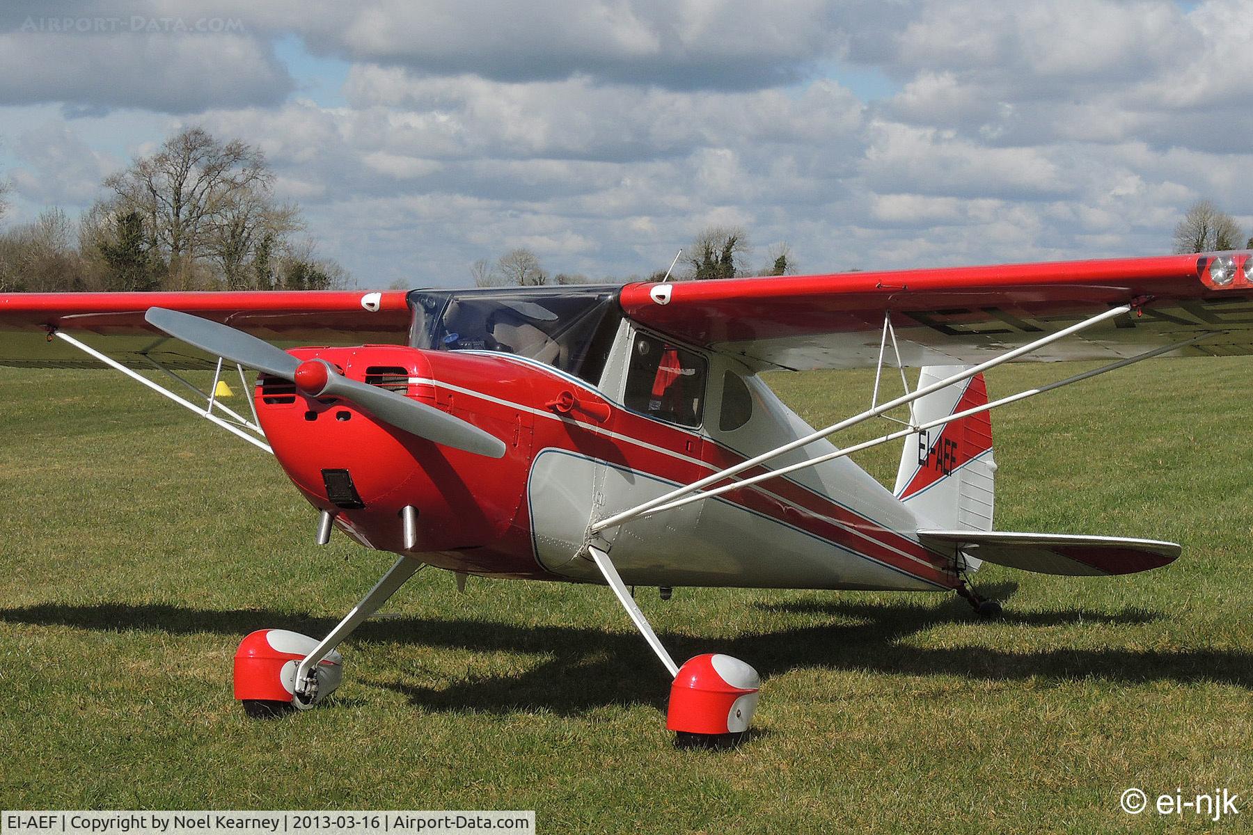 EI-AEF, 1947 Cessna 120 C/N 13692, Photographed at the Limetree Spring Fly-in 16-03-2013.