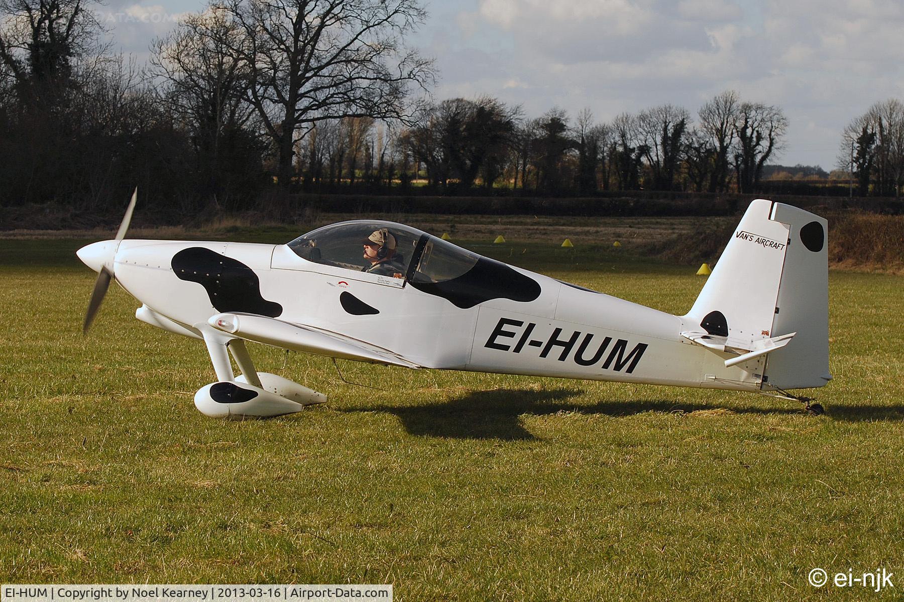 EI-HUM, Vans RV-7 C/N 70588-1, Photographed at the Limetree Spring Fly-in 16-03-2013.