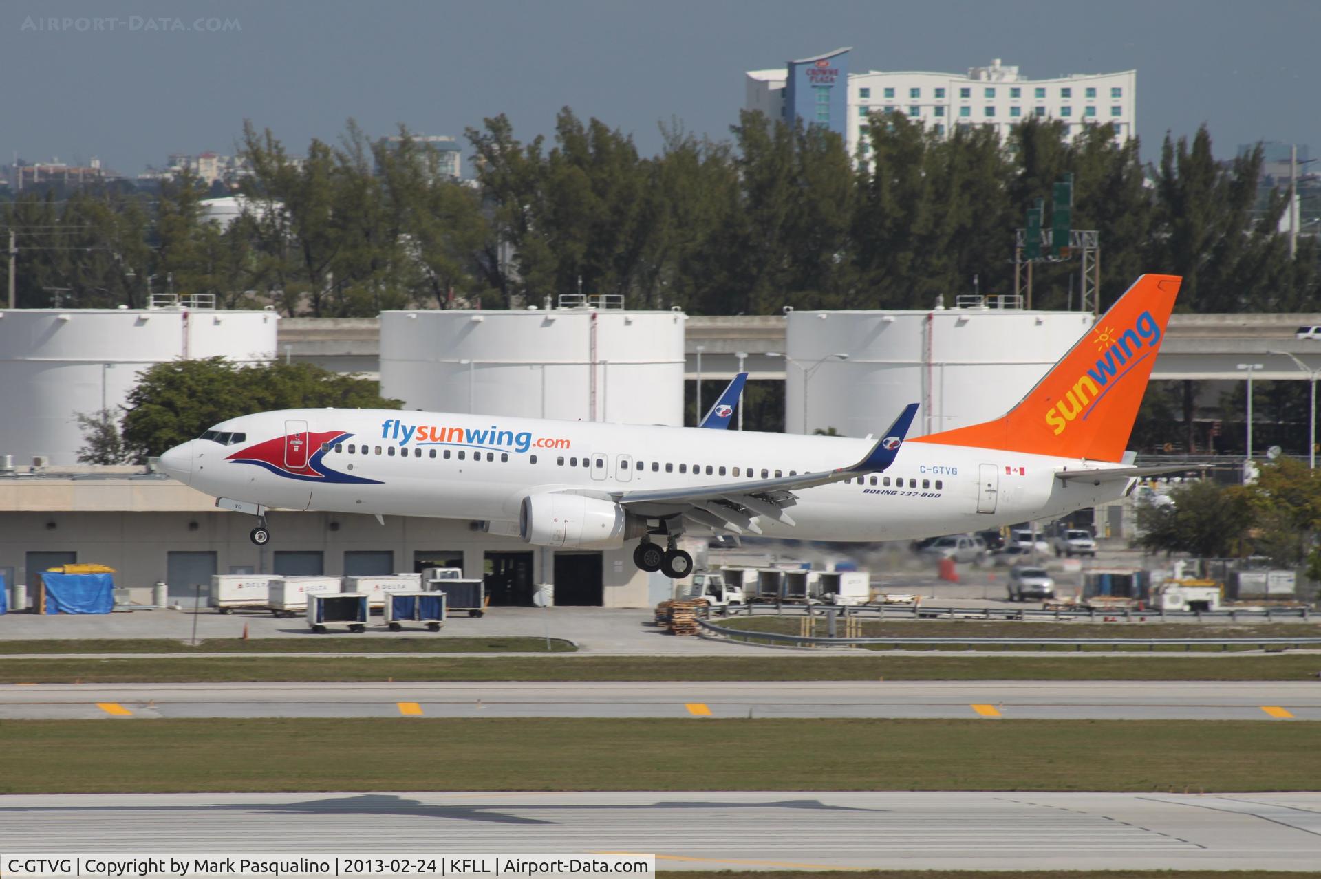 C-GTVG, 2007 Boeing 737-8Q8 C/N 30719, Boeing 737-800