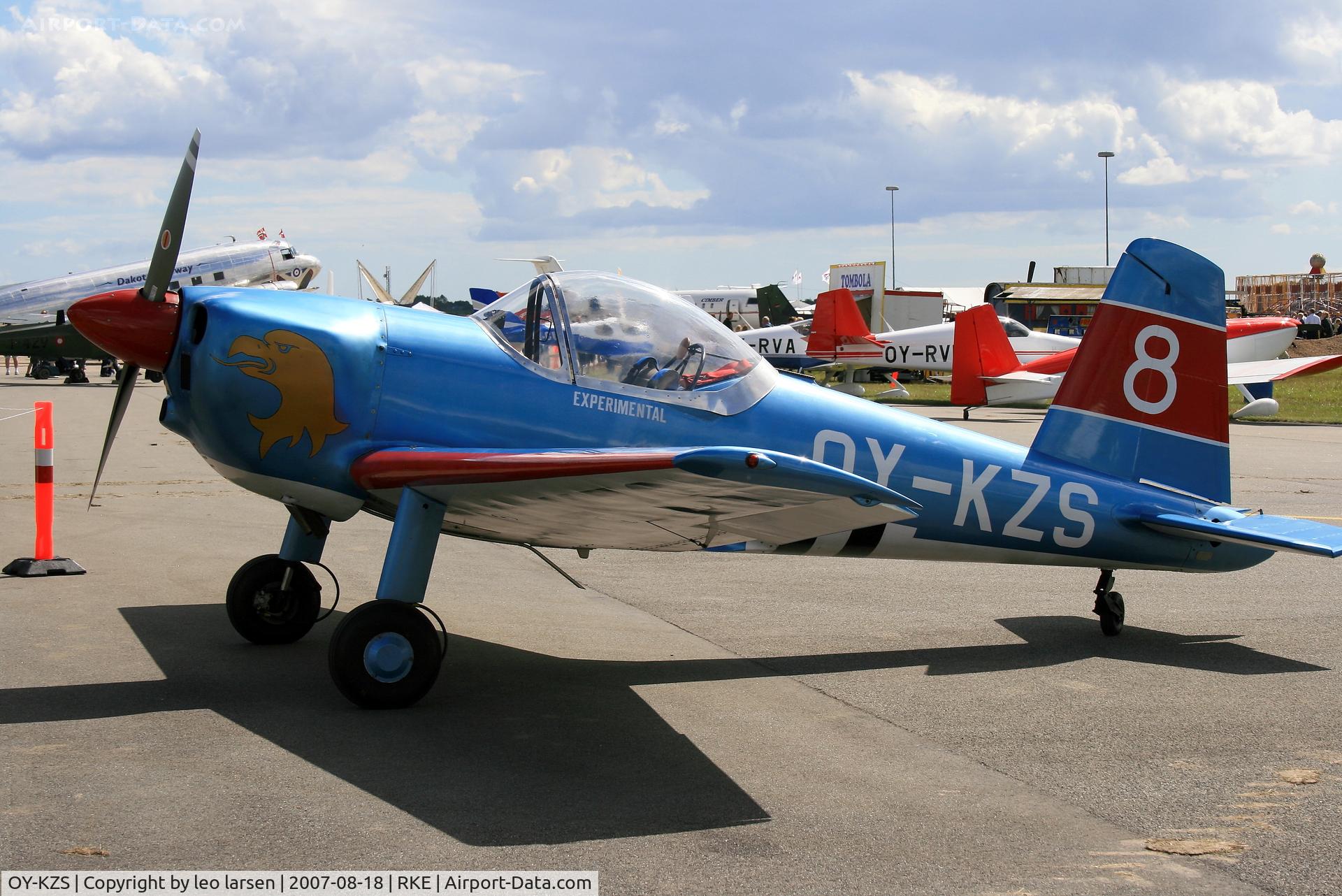 OY-KZS, 1994 SAI KZ VIII Mod Replica C/N 8703, Roskilde Air Show 18.8.07