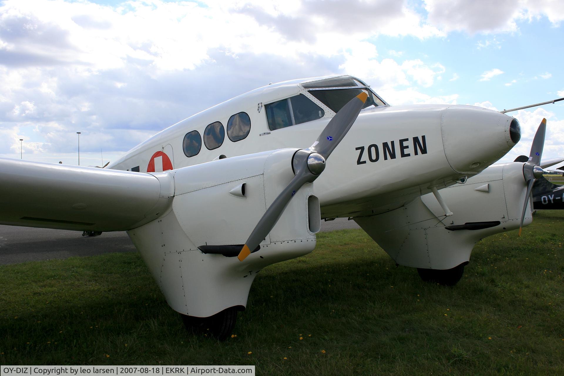 OY-DIZ, 1944 SAI KZ IV C/N 43, Roskilde Air Show 18.8.07