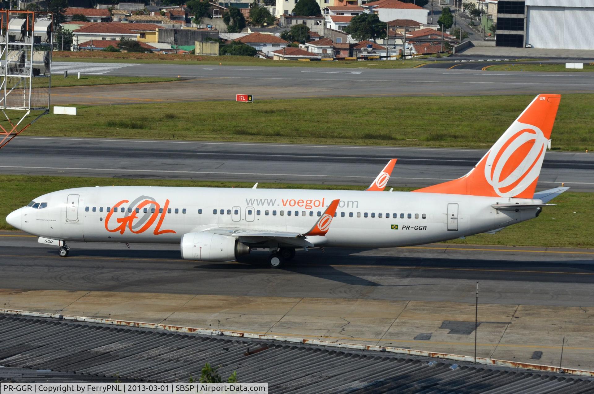 PR-GGR, 2009 Boeing 737-8EH C/N 36150, GOL B738 departing CGH