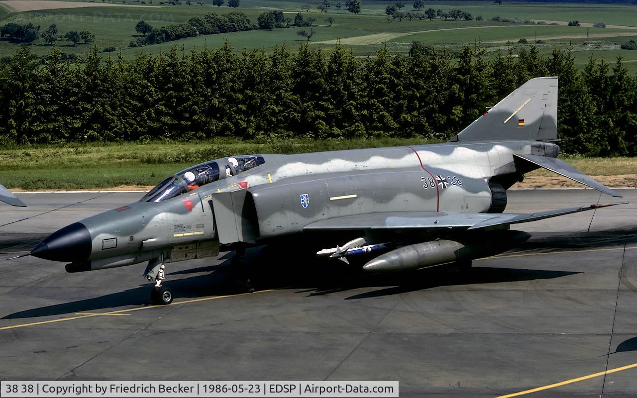 38 38, 1972 McDonnell Douglas F-4F Phantom II C/N 4719, last chance insprction prior another training mission from Fliegerhorst Pferdsfeld