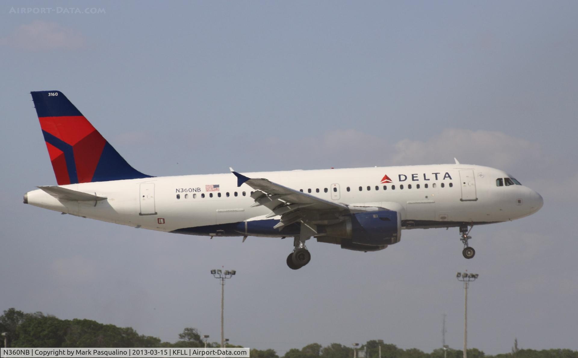 N360NB, 2003 Airbus A319-114 C/N 1959, Airbus A319