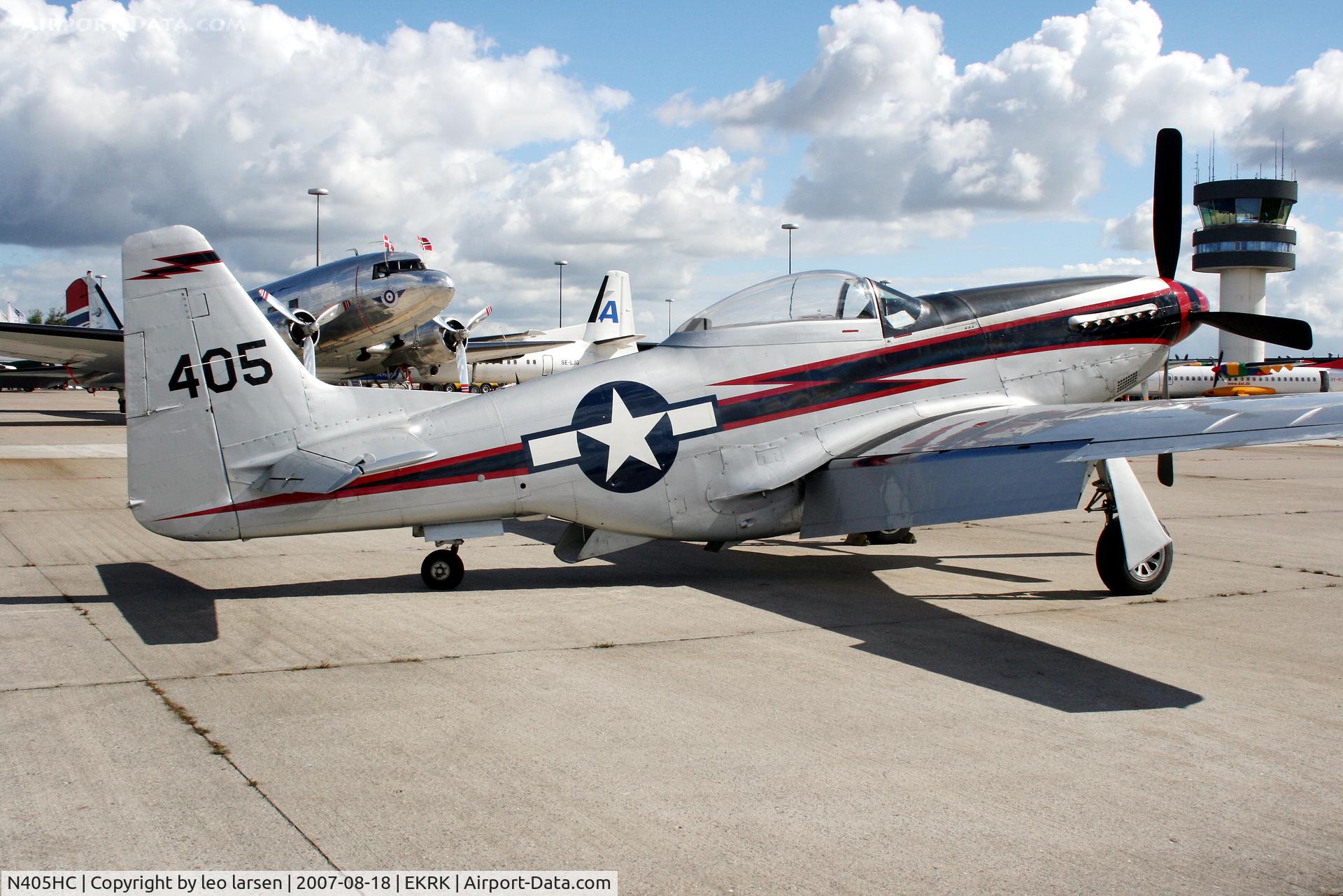 N405HC, 1944 North American F-51D Mustang C/N 44-10753, Roskilde Air Show 18.8.07