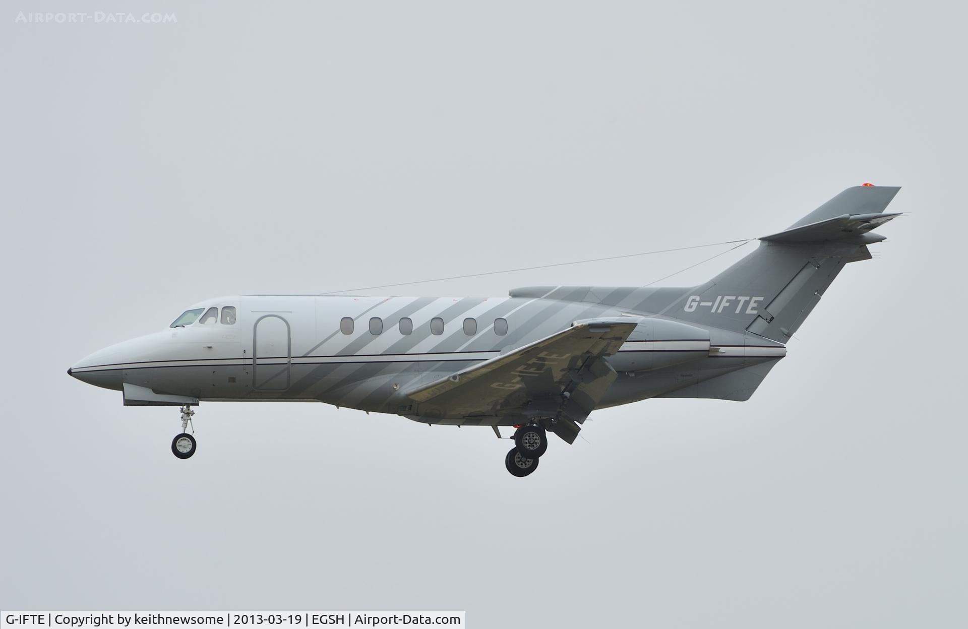 G-IFTE, 1978 British Aerospace HS.125 Series 700B C/N 257037, Grey aircraft .... Grey day !!!