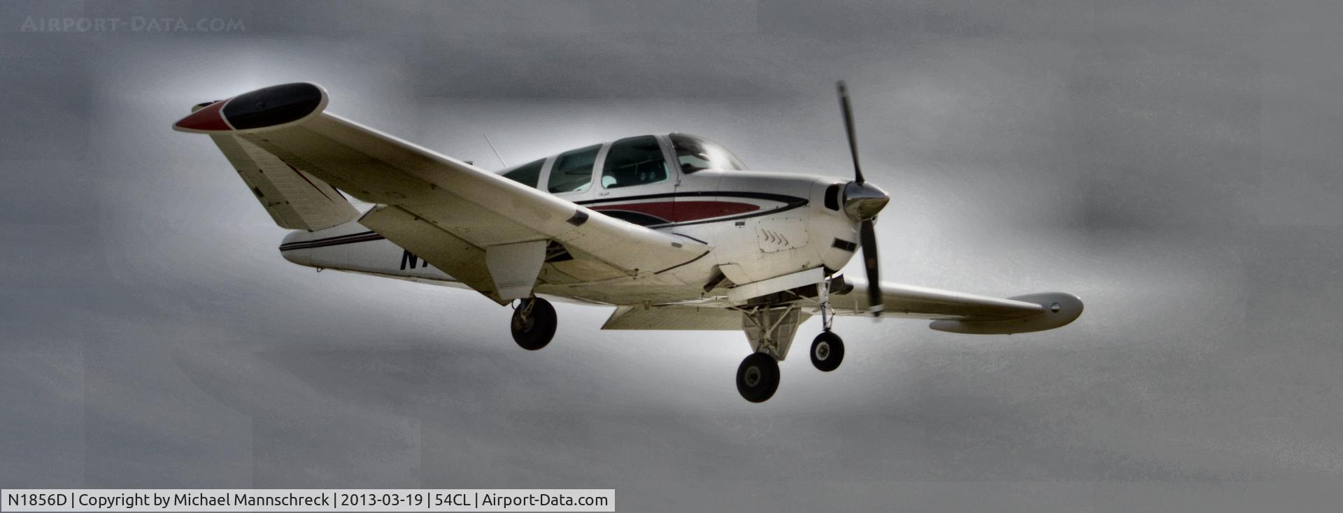 N1856D, 1952 Beech C35 Bonanza C/N D-3112, Here Comes RON