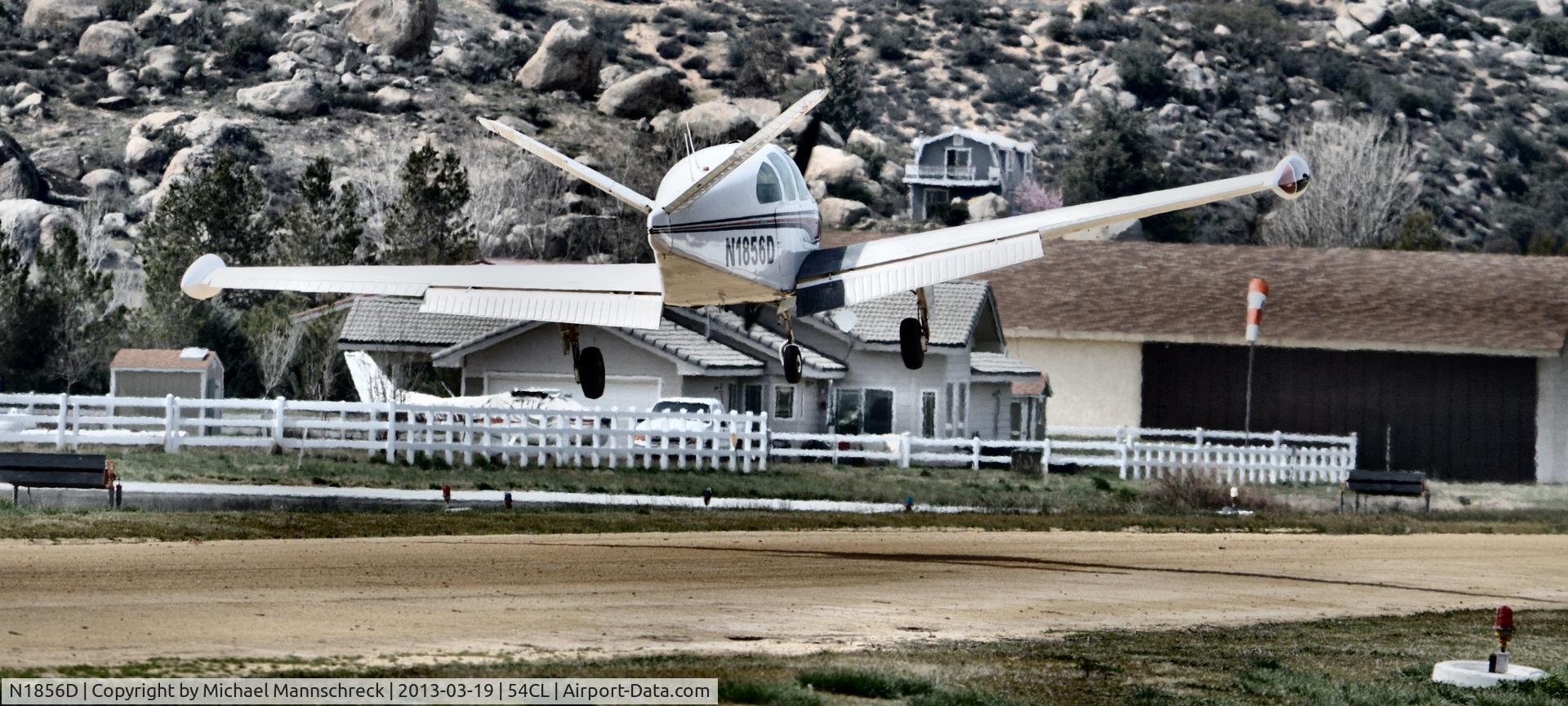 N1856D, 1952 Beech C35 Bonanza C/N D-3112, Here Comes RON