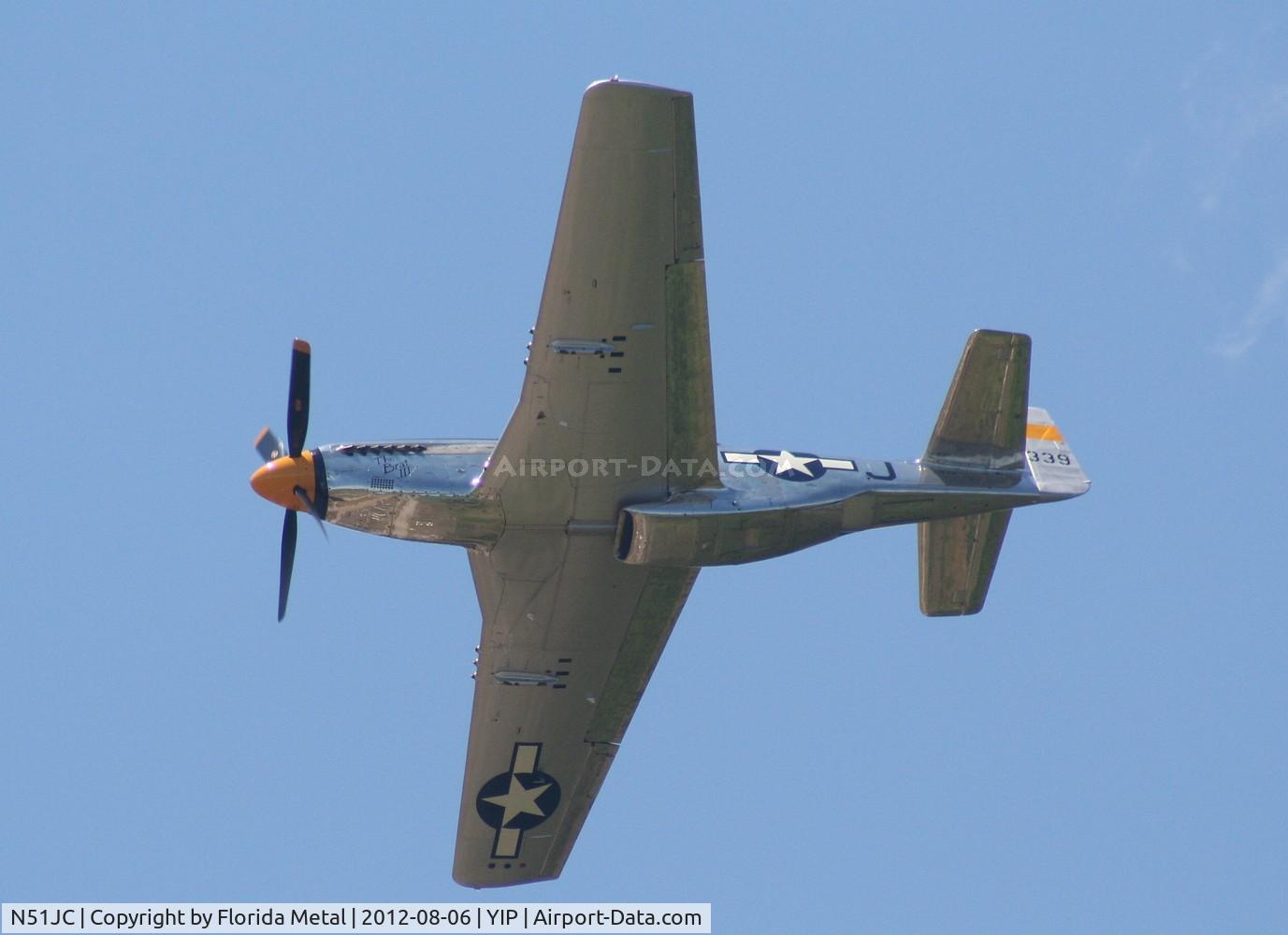 N51JC, 1944 North American P-51D Mustang C/N 122-38798, The Brat III