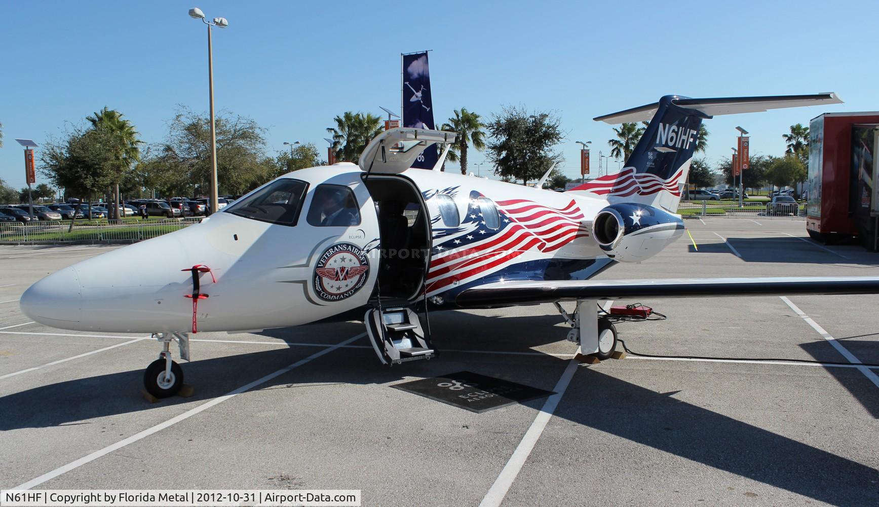 N61HF, 2007 Eclipse Aviation Corp EA500 C/N 000012, Eclipse 500 at NBAA at Orange County Convention Center Orlando
