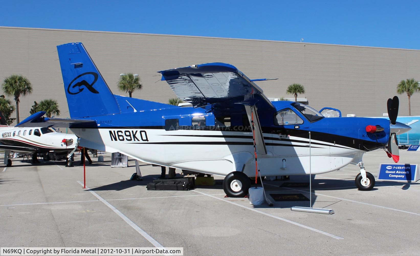 N69KQ, 2012 Quest Kodiak 100 C/N 100-0069, Quest Kodiak 100 at Orange County Convention Center  for Orlando NBAA