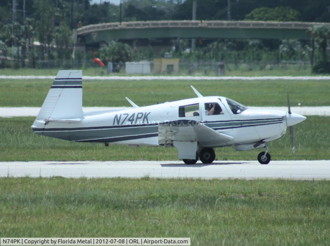 N74PK, 1974 Mooney M20E C/N 21-0035, Mooney M20E