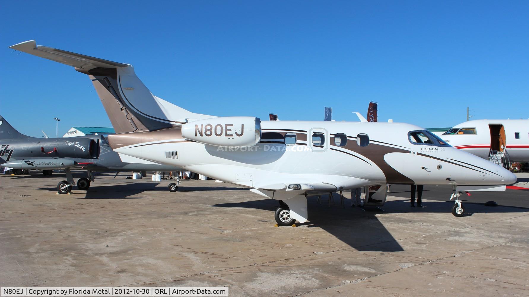 N80EJ, 2010 Embraer EMB-500 Phenom 100 C/N 50000133, Phenom 100 at NBAA