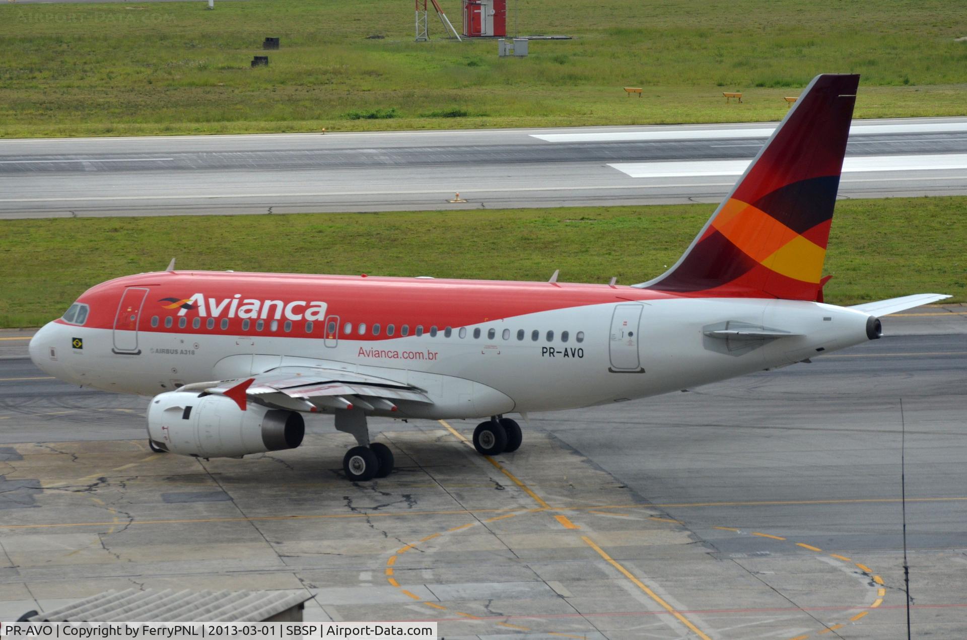 PR-AVO, 2007 Airbus A318-121 C/N 3216, Avianca Brazil A318