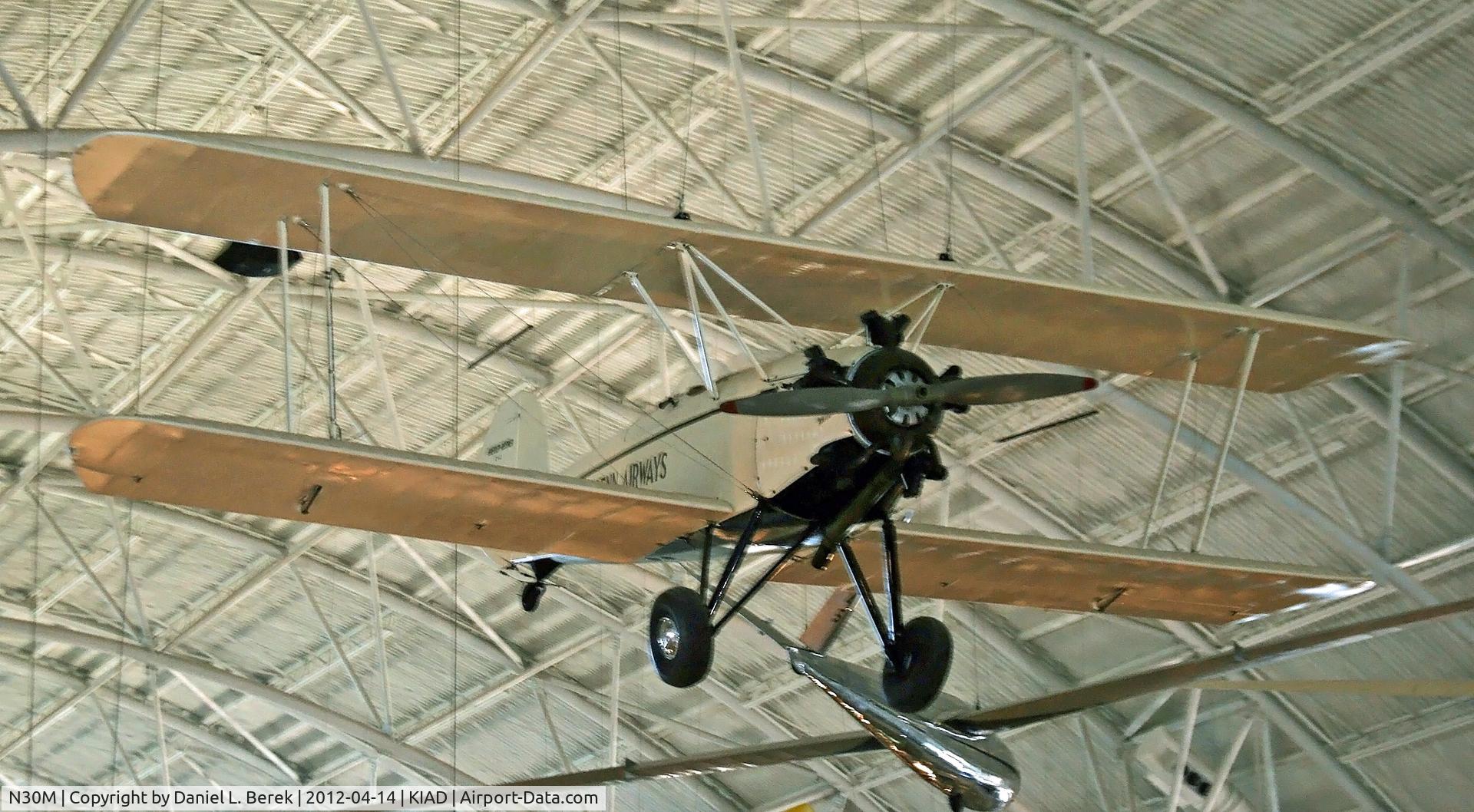 N30M, 1929 Fairchild KR-34C C/N 384, This aircraft was one of many designs to replace the ageing Curtiss Jenny; she was a three-place touring biplane, this example dating from 1929.