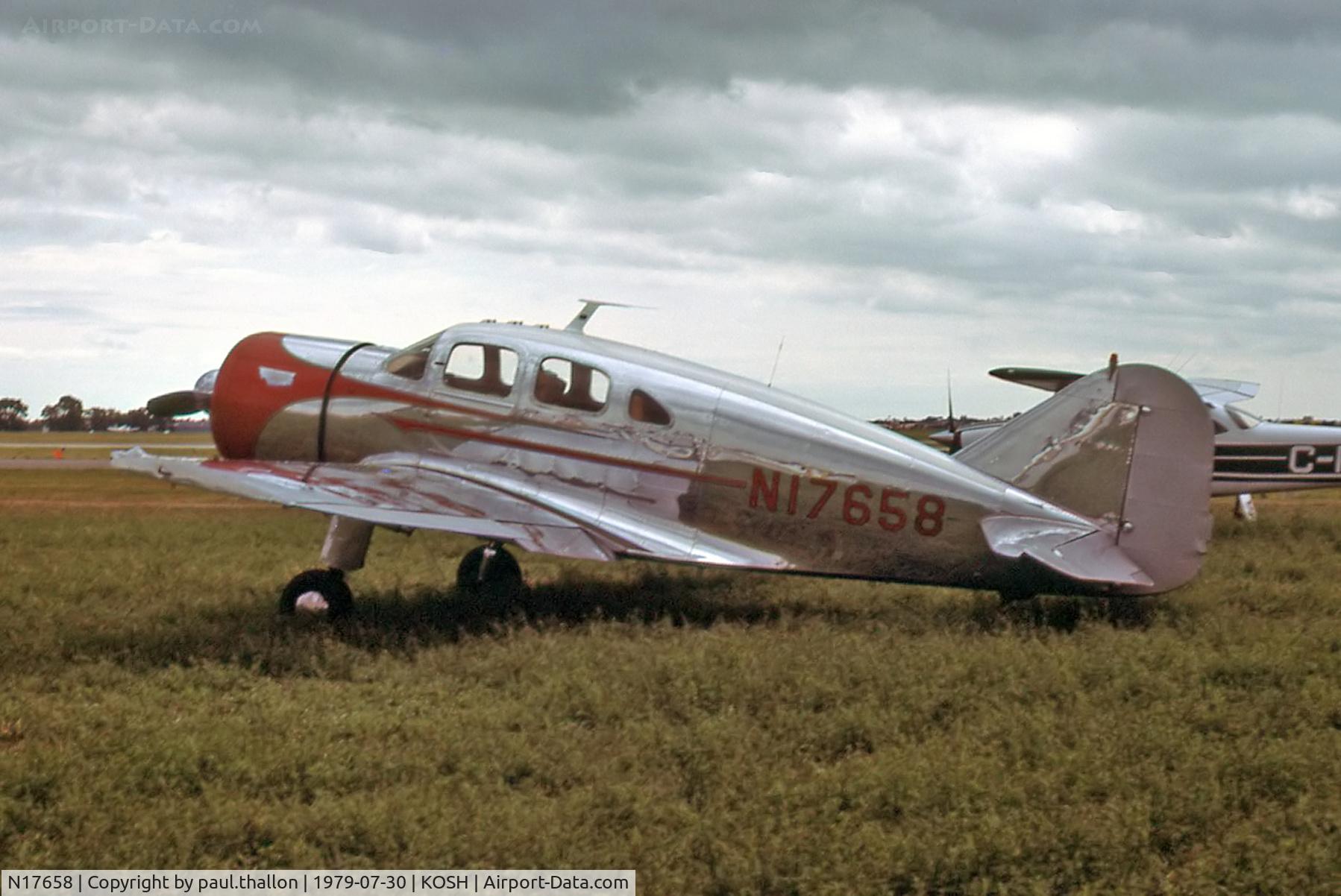 N17658, 1939 Spartan 7W Executive C/N 27, EAA'79