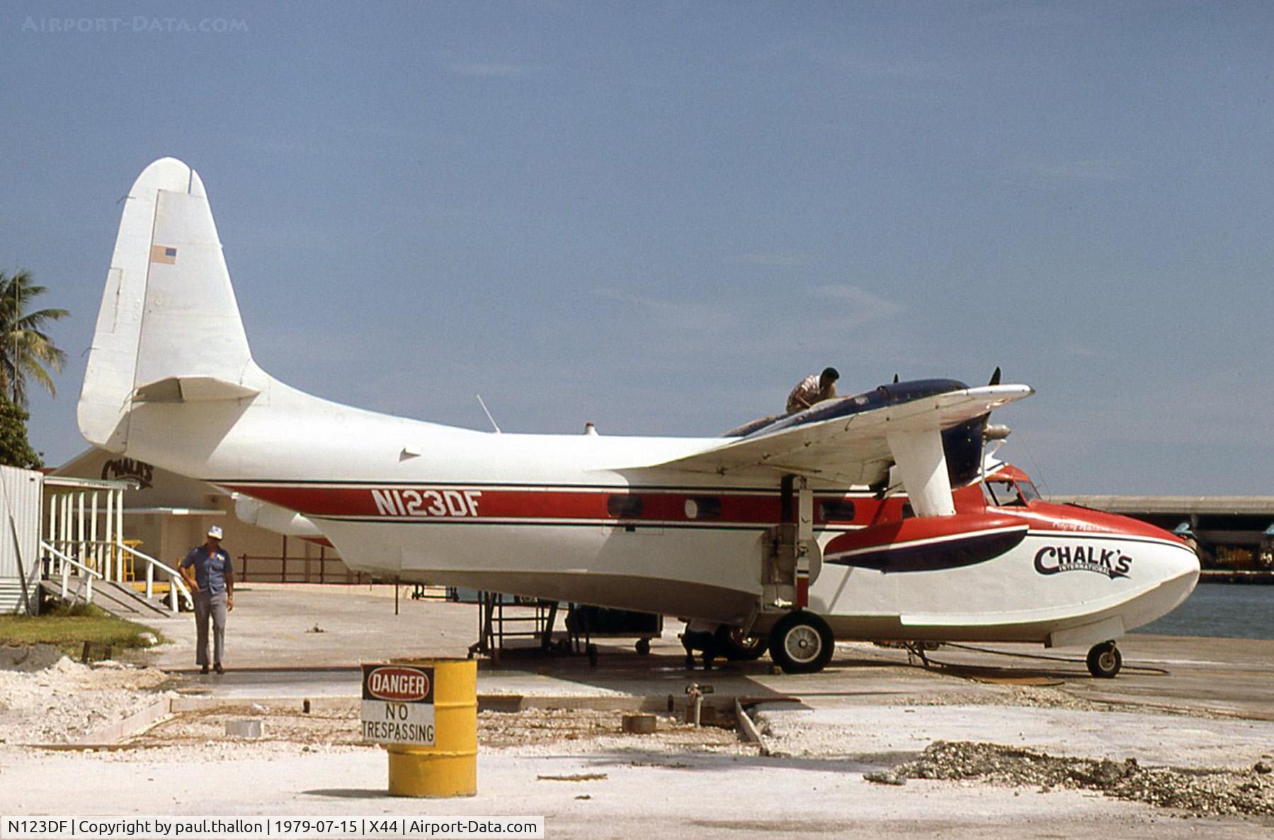 N123DF, 1946 Grumman G-73 Mallard Mallard C/N J-9, N123DF at Miami Seaplane Base, Watson Island