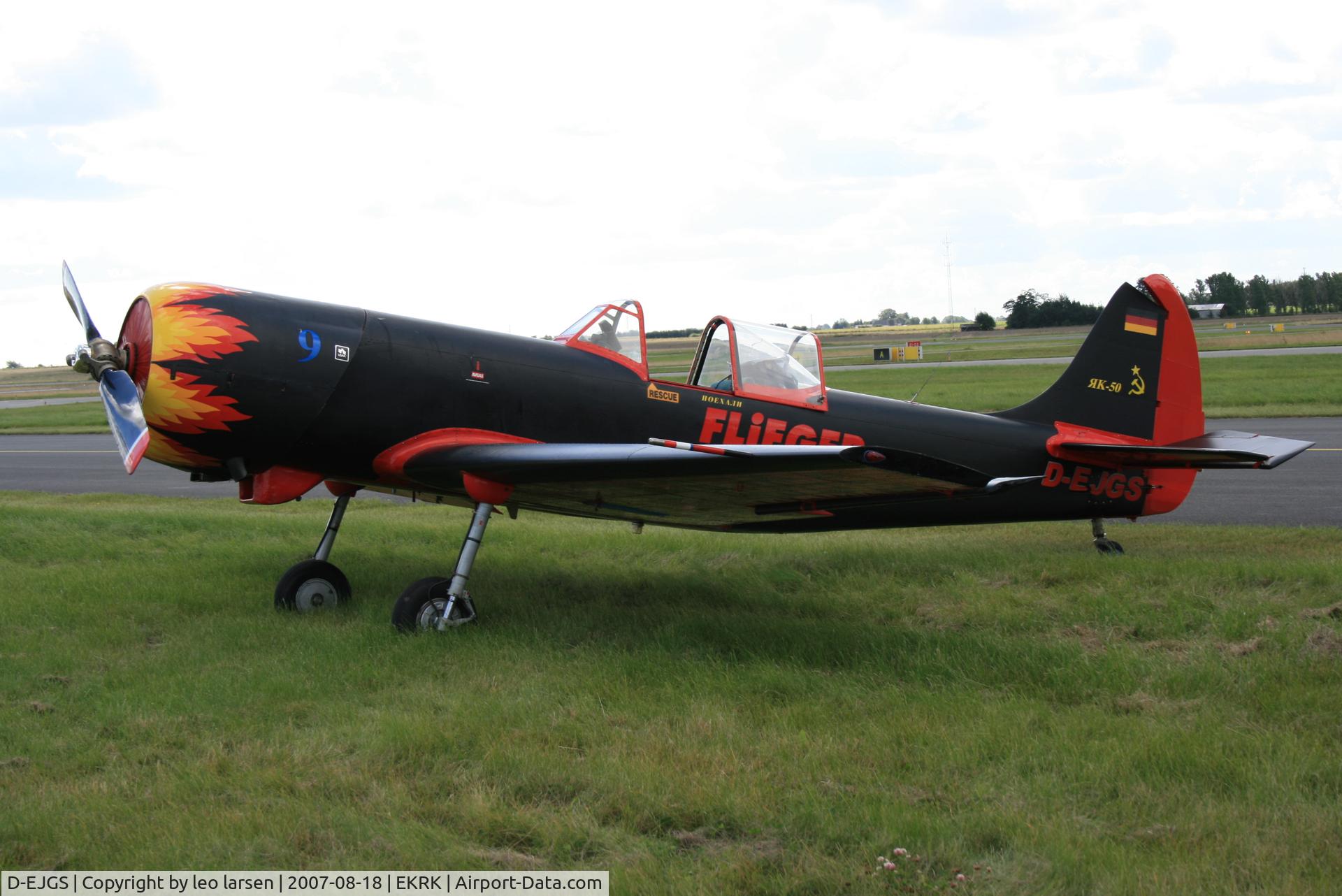 D-EJGS, 1979 Yakovlev Yak-50 C/N 791505, Roskilde Air Show 18.8.07
