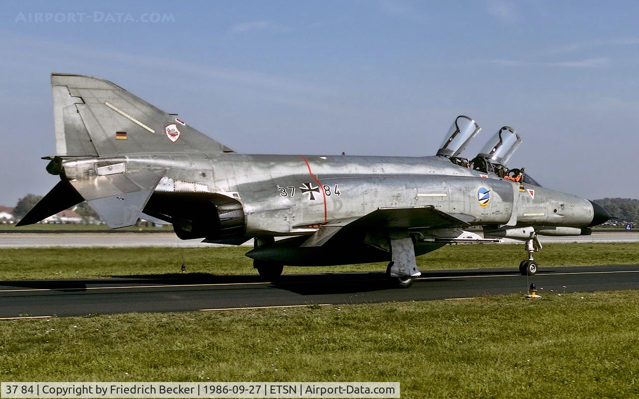 37 84, 1972 McDonnell Douglas F-4F Phantom II C/N 4559, taxying to the flightline
