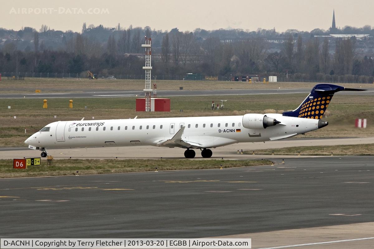 D-ACNH, 2009 Bombardier CRJ-900 NG (CL-600-2D24) C/N 15247, Eurowings ' 2009 Canadair CL-600-2D24 Regional Jet CRJ-900 NextGen, c/n: 15247 at Birmingham