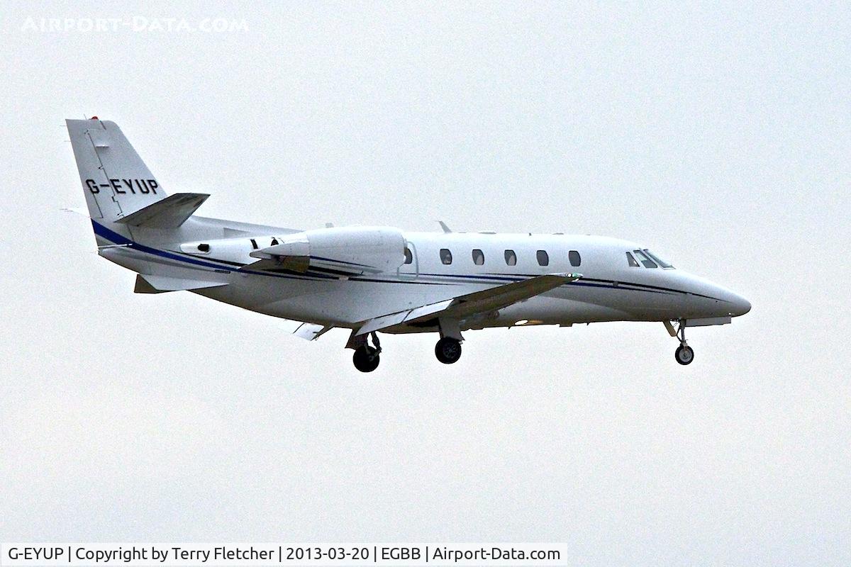 G-EYUP, 2012 Cessna 560XL Citation XLS+ C/N 560-6116, 2012 Cessna 560XL Citation XLS+, c/n: 560-6116