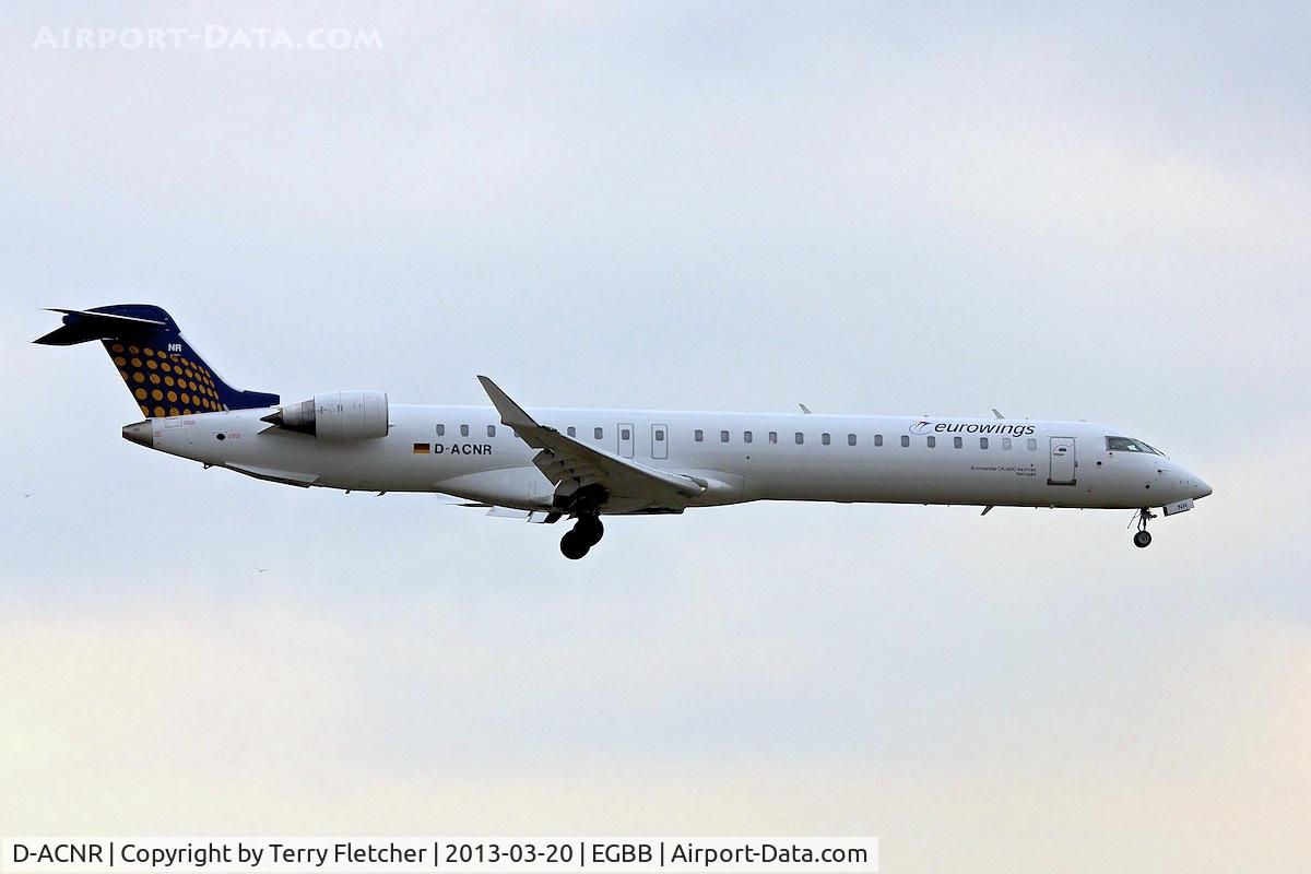 D-ACNR, 2011 Bombardier CRJ-900LR (CL-600-2D24) C/N 15263, Eurowings 2011 Canadair CRJ-900LR, c/n: 15263 at Birmingham
