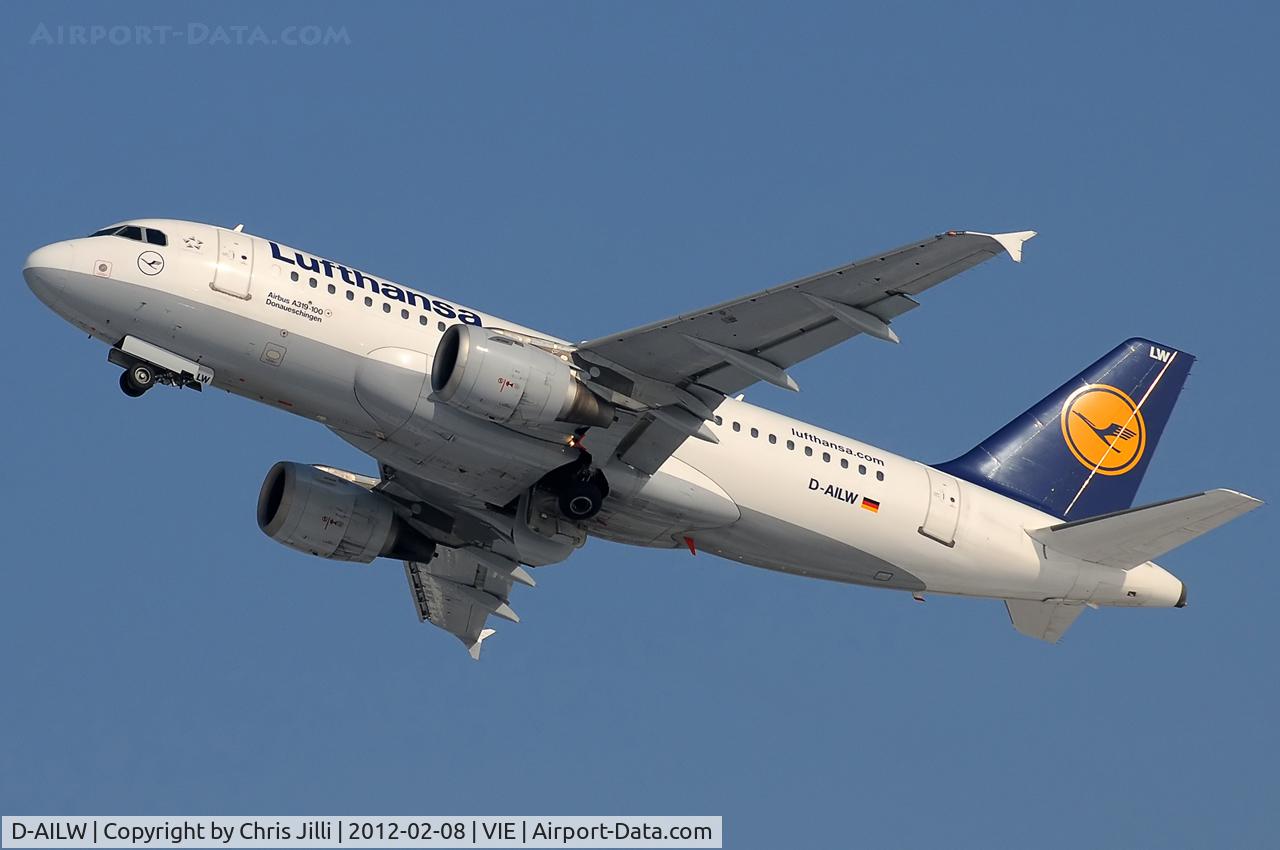 D-AILW, 1998 Airbus A319-114 C/N 853, Lufthansa