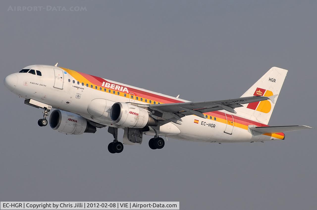EC-HGR, 1999 Airbus A319-111 C/N 1154, Iberia