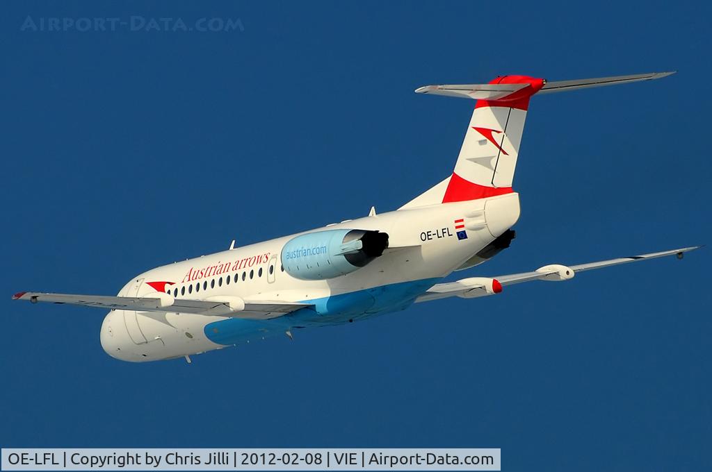 OE-LFL, 1995 Fokker 70 (F-28-0070) C/N 11573, Austrian arrows