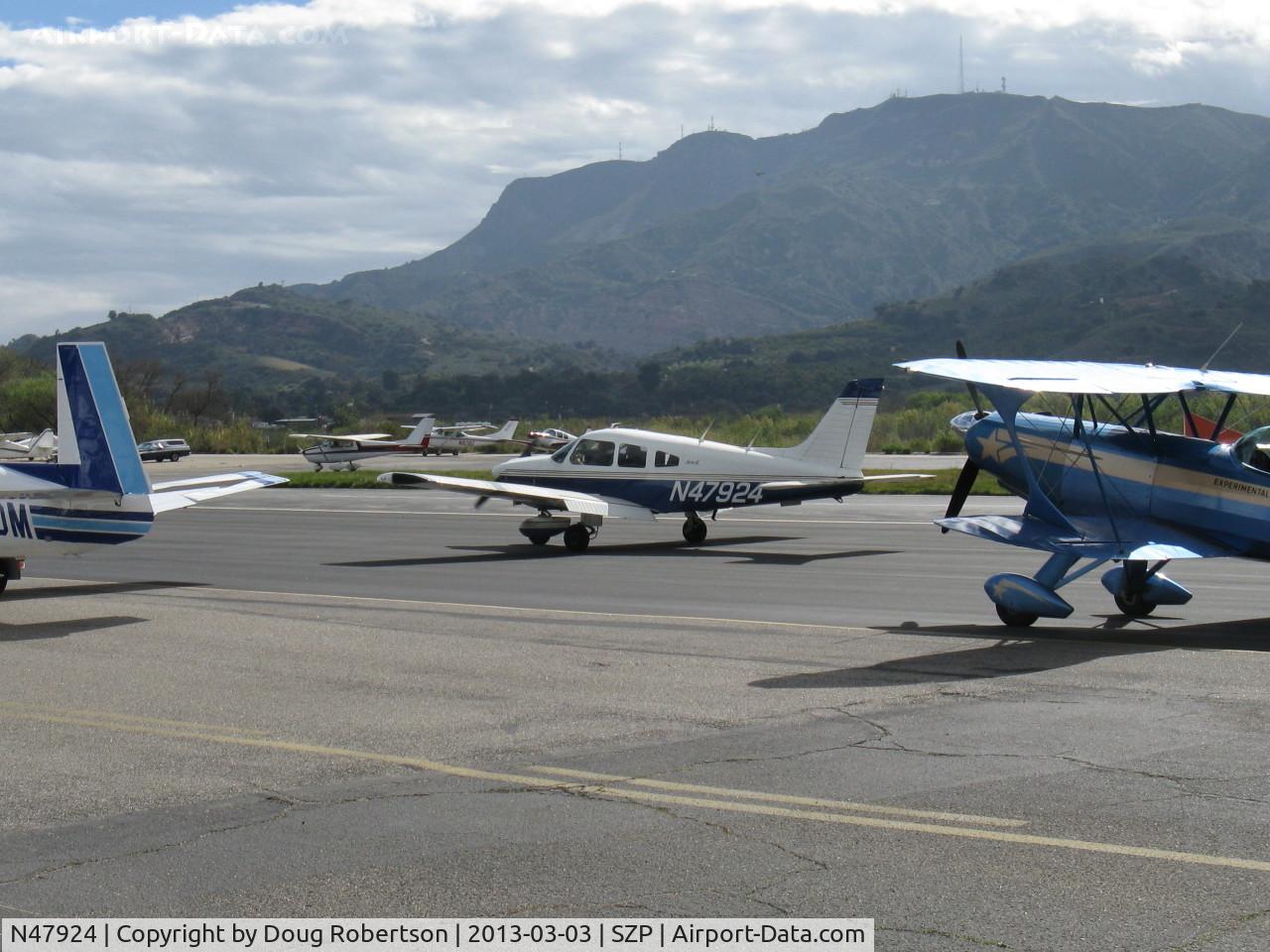 N47924, Piper PA-28-181 Archer II C/N 28-7890154, 1978 Piper PA-28-181 ARCHER II, Lycoming O-360-A4M 180 Hp, taxi