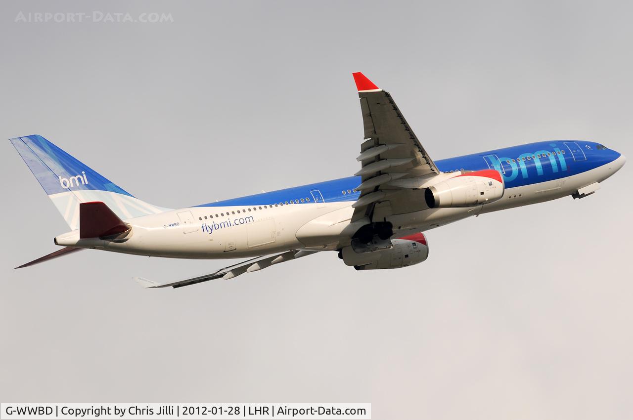 G-WWBD, 2001 Airbus A330-243 C/N 401, BMI - British Midland