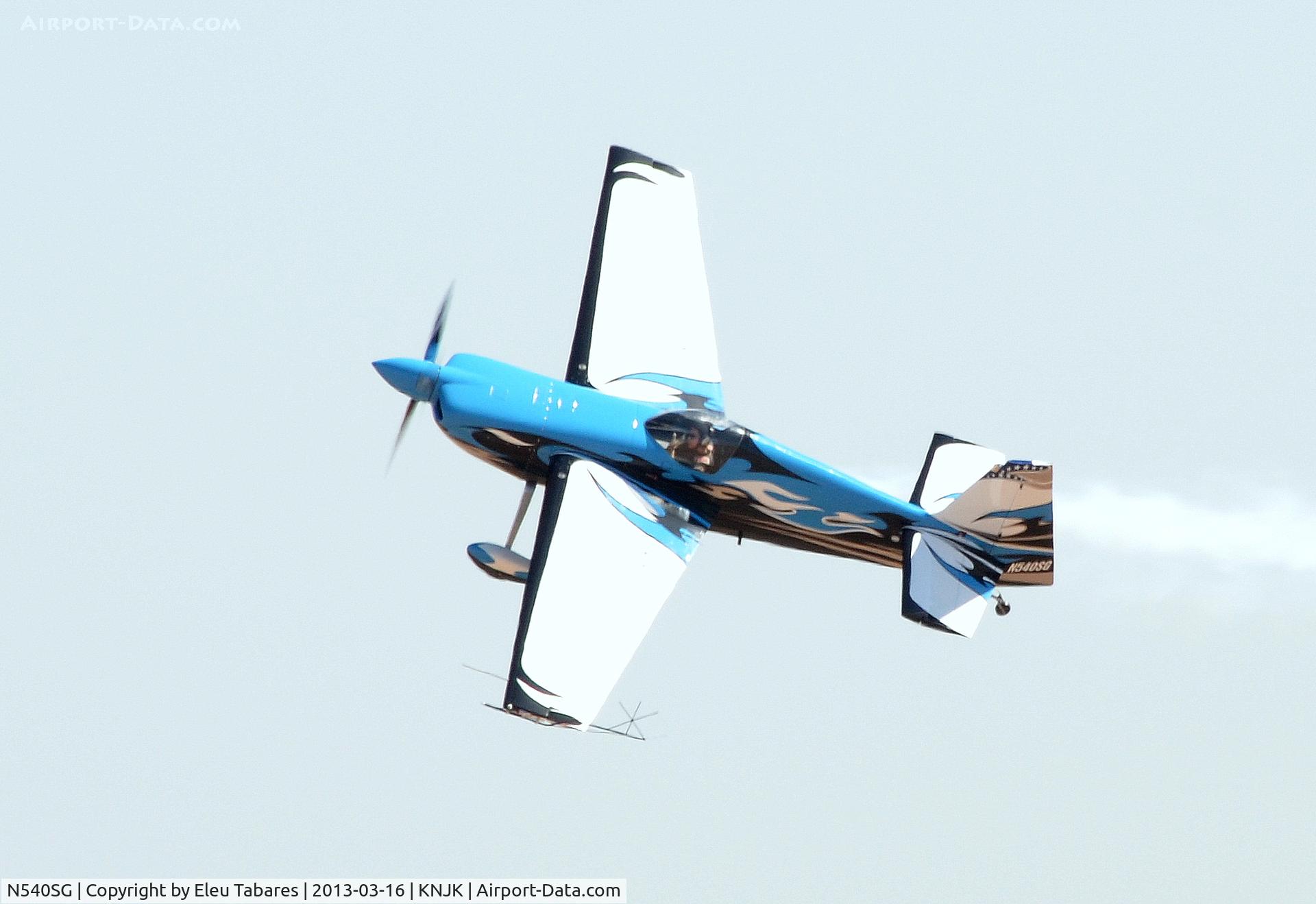 N540SG, 2005 Zivko Edge 540 C/N 0035, Taken during an air show at the Naval Air Facility in El Centro, California.