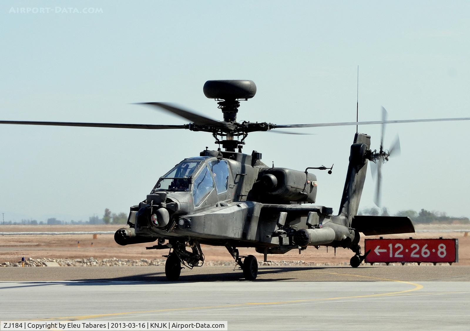 ZJ184, Westland Apache AH.1 C/N DU019/WAH019, Taken during an air show at the Naval Air Facility in El Centro, California.