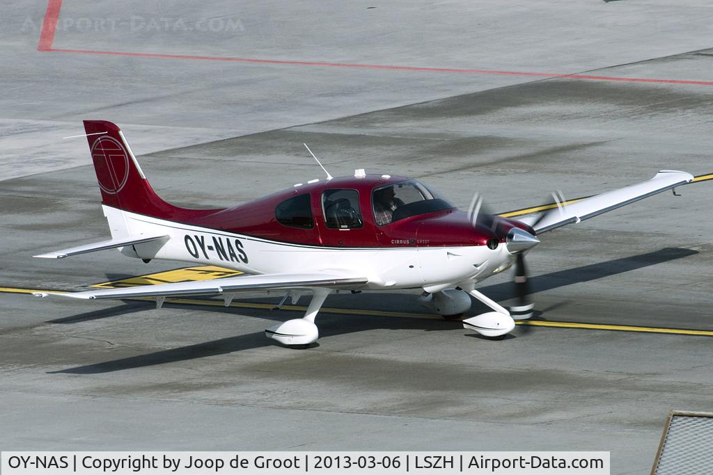 OY-NAS, 2011 Cirrus SR22T C/N 0165, visit to Zürich