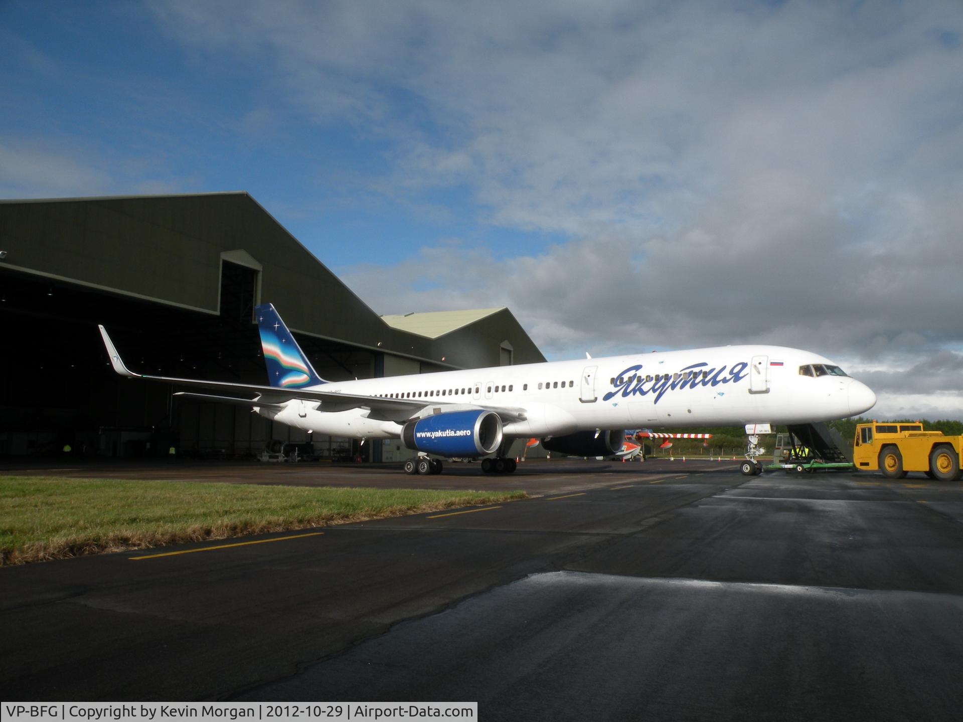 VP-BFG, 1994 Boeing 757-256 C/N 26244, Cardiff Aviation, St Athan
