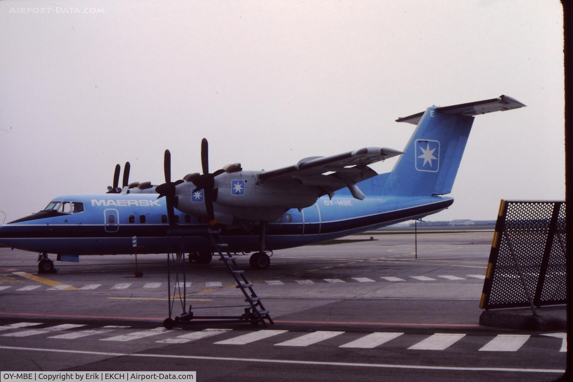 OY-MBE, 1982 De Havilland Canada DHC-7-102 Dash 7 C/N 77, By Erik Oxtorp