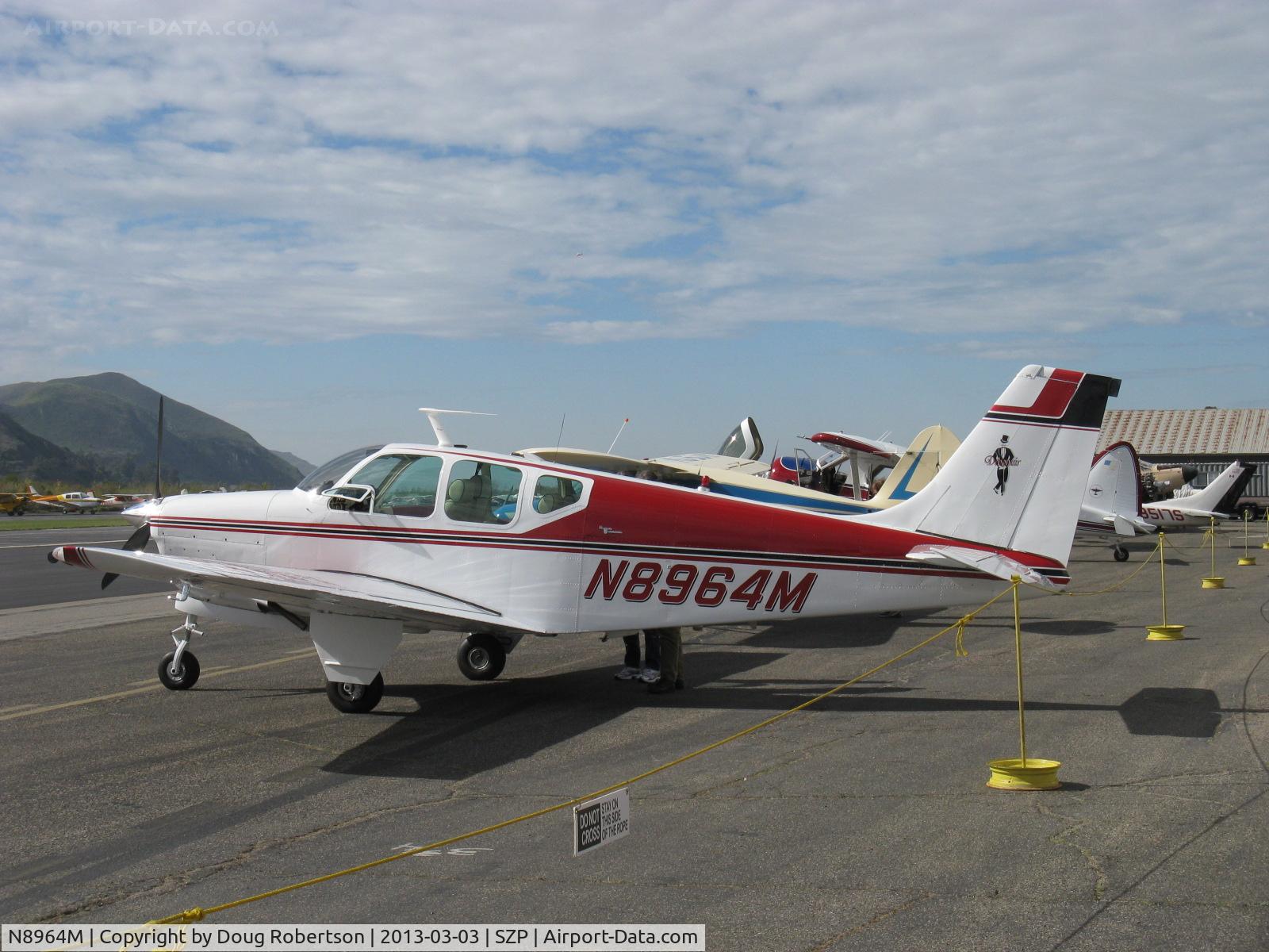 N8964M, 1963 Beech 35-B33 Debonair C/N CD-720, 1963 Beech 35-B33 DEBONAIR, Continental IO-470-K 225 Hp