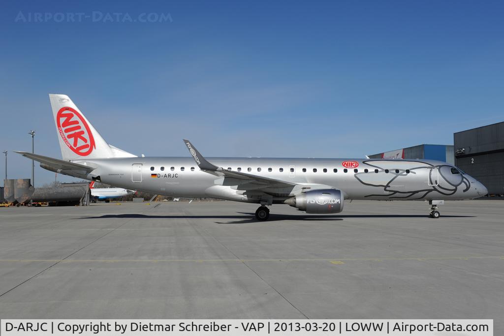 D-ARJC, 2010 Embraer 190LR (ERJ-190-100LR) C/N 19000349, Niki Embraer 190