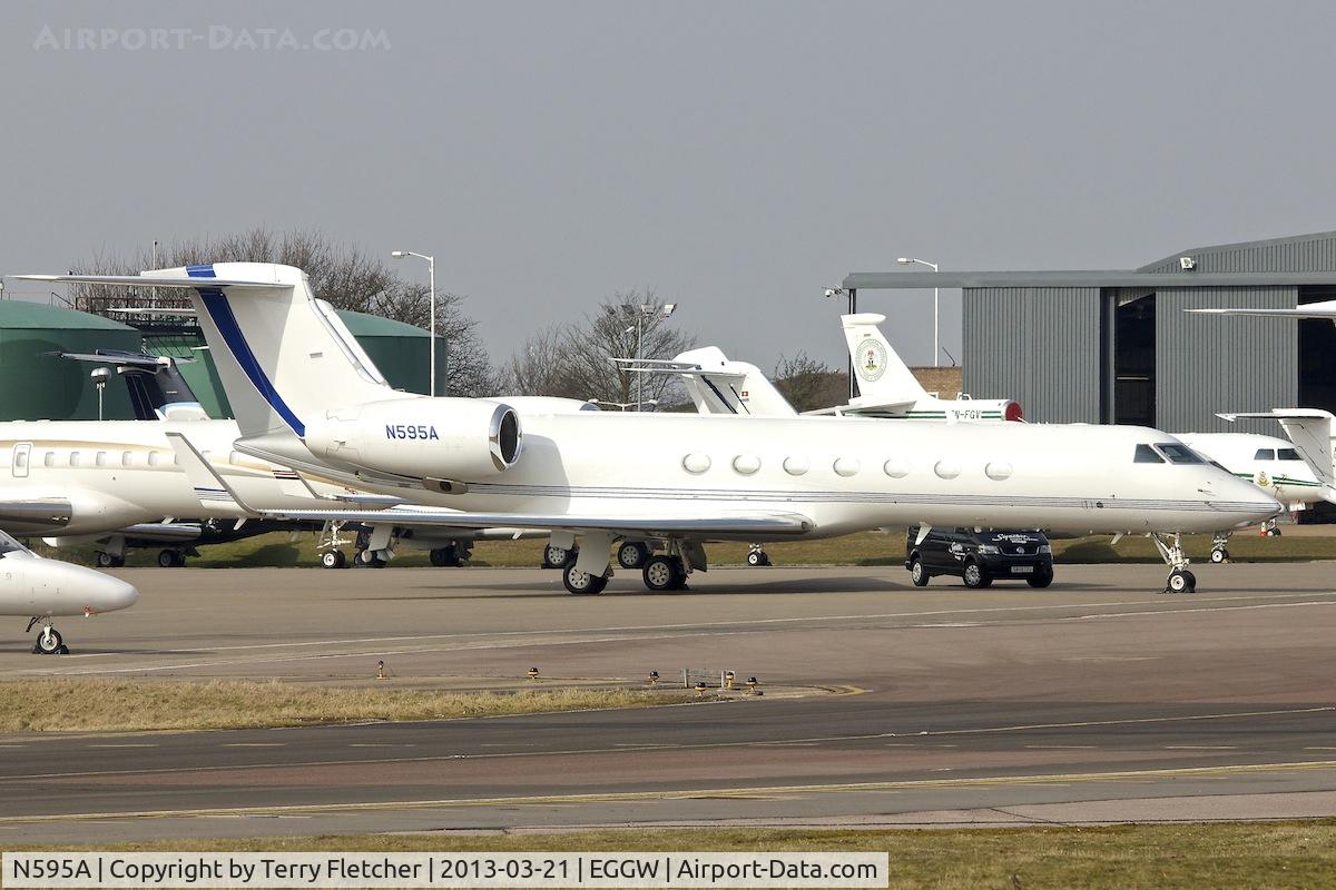 N595A, 2006 Gulfstream Aerospace GV-SP (G550) C/N 5117, 2006 Gulfstream Aerospace GV-SP (G550), c/n: 5117 at Luton