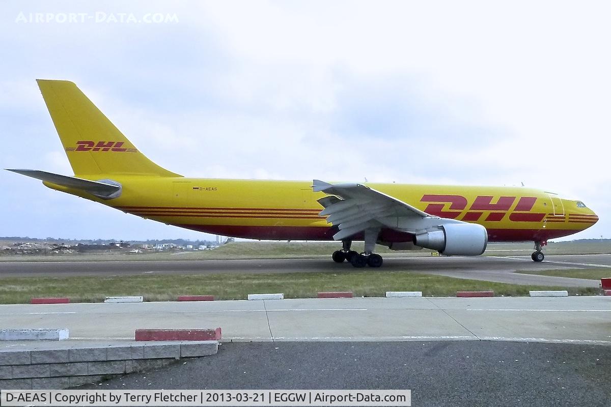 D-AEAS, 1994 Airbus A300B4-622R(F) C/N 737, DHL's Airbus A300B4-622R, c/n: 737 at Luton