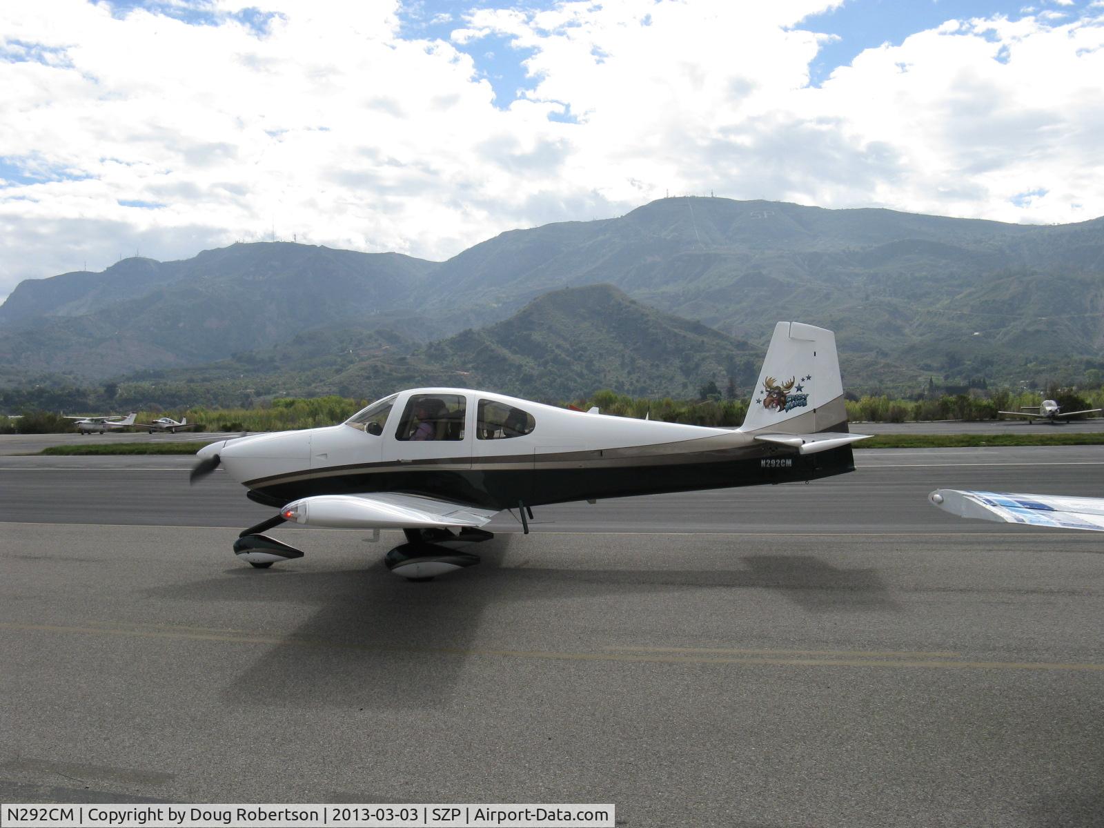N292CM, Vans RV-10 C/N 40772, 2009 Irvani VAN's RV-10 'Crazy Moose', Lycoming IO-540-D4A5 260 Hp, four place, taxi
